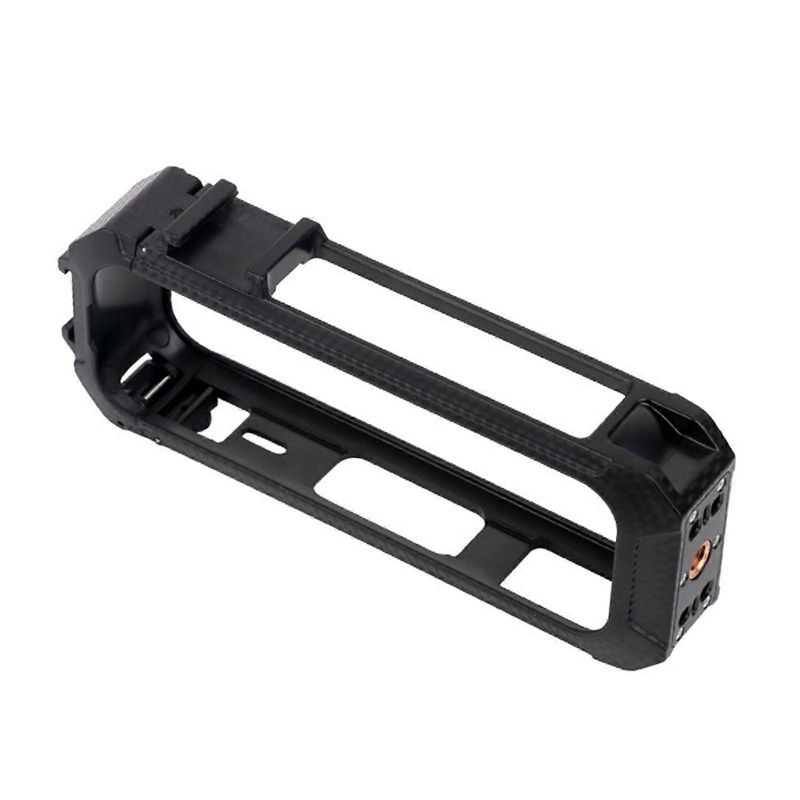 Action Camera Cage with Cold Shoe Mount, Quick Release Protective Frame for Secure Stability