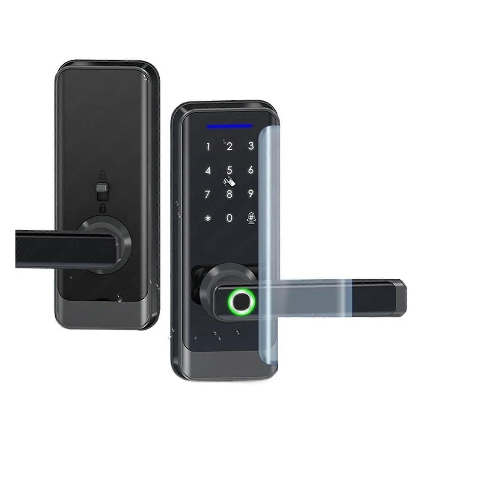 Smart Fingerprint Door Lock WiFi Electronic Lock with Touchscreen Multiple Unlock Modes Left A233TYB70