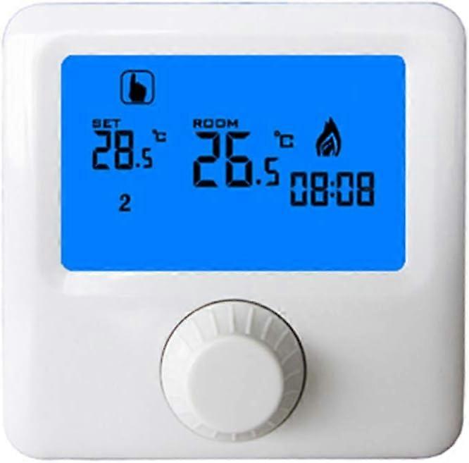 Programmable digital thermostat for gas boilers with weekly programming and LCD screen