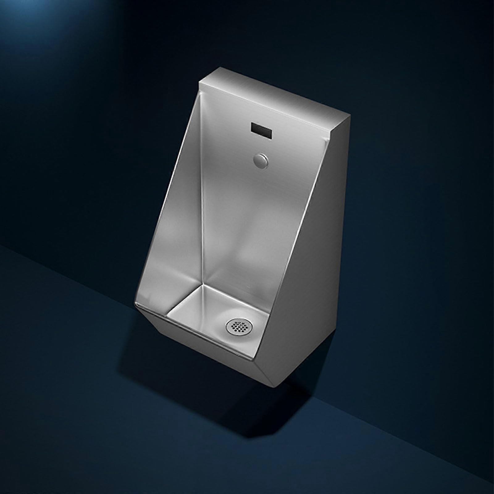 Automatic Sensor Urinal 304 Stainless Steel Wall Mounted AntiOdor Splash for Commercial Use