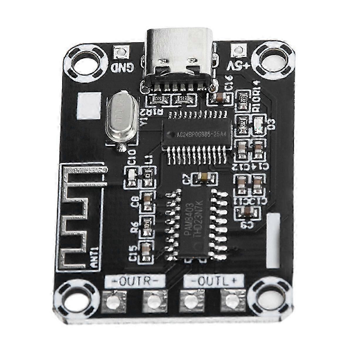 PAM8403 Digital Bluetooth Amplifier Board DC5V Mini Case TYPE-C Powered 5W USB Amplifier Board Modul