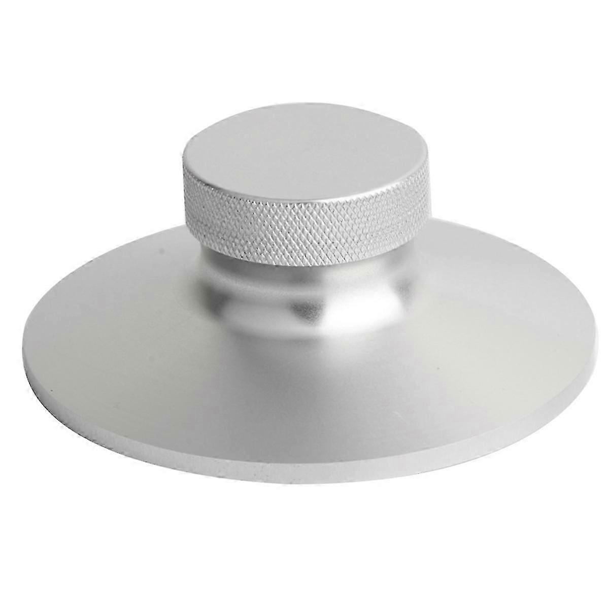 Audio LP Vinyl Turntable Recorder Weight Clamp Stabilizer Vibration with Level Silver