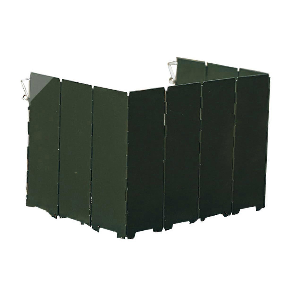 Foldable Camping Stove Windshield for Outdoor Cooking, Windproof Screen for Hiking and Backpacking