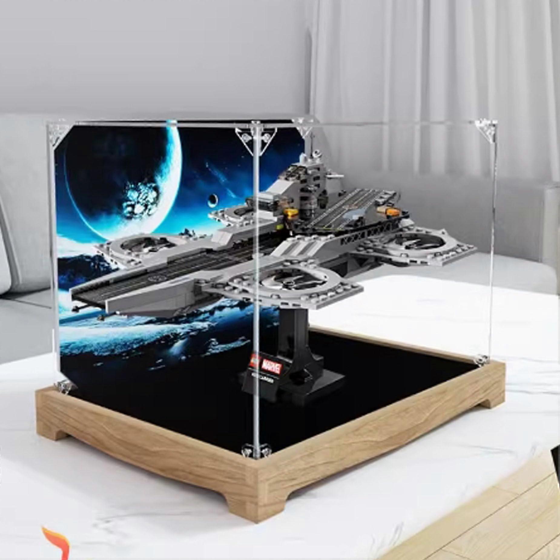Acrylic Display Case Clear Dustproof UV Resistant Showcase for  76295 Sky Mothership