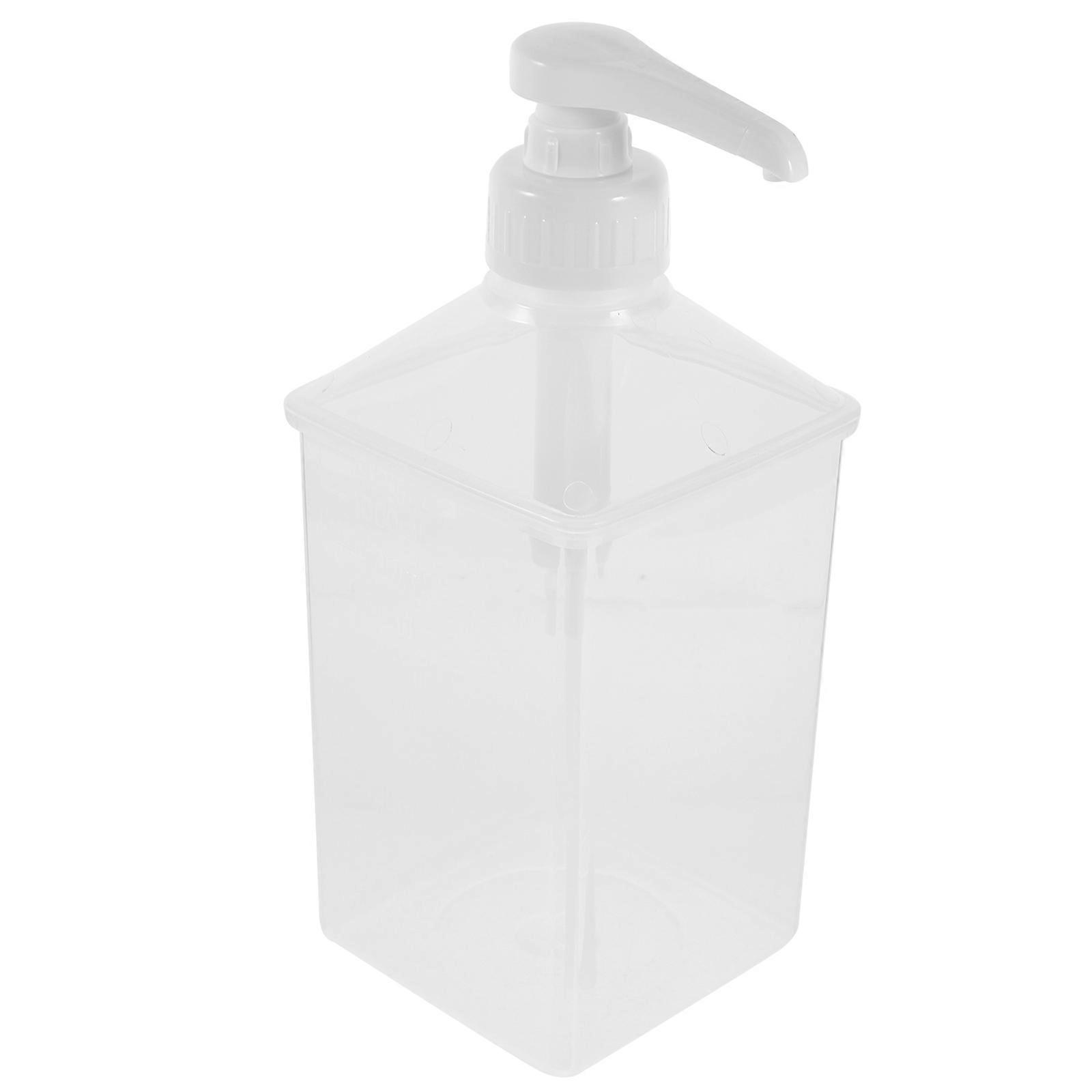 Simple Syrup Bottles Transparent Squeeze Bottle Kitchen Use 1Pcs