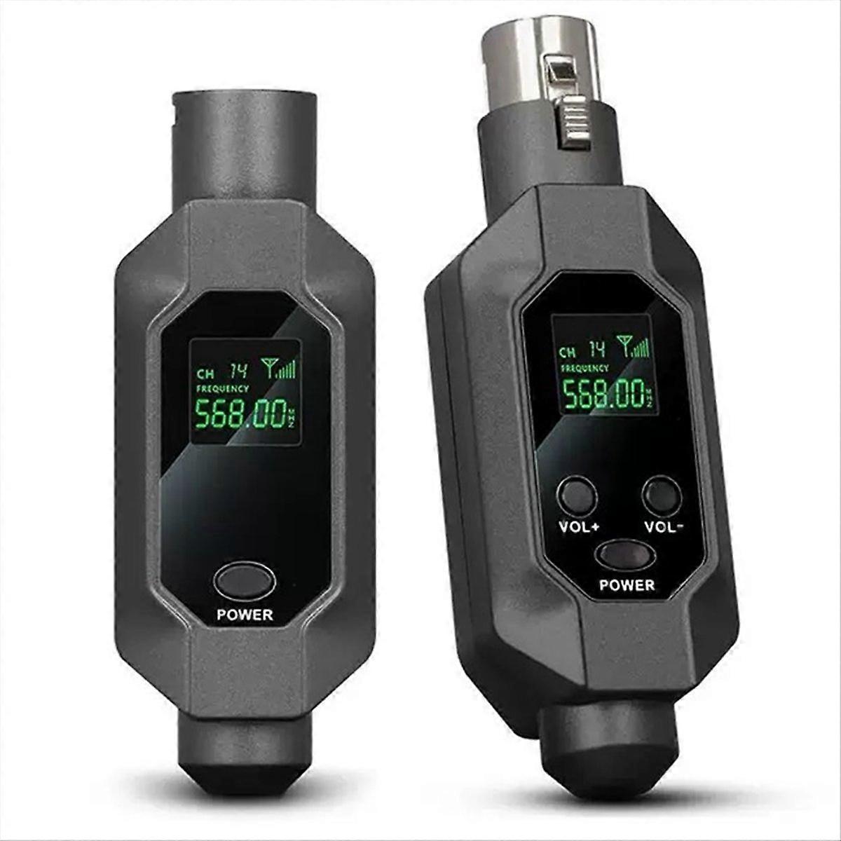 2.4G UHF Wireless Audio Transceiver Audio Transceiver System Wireless Microphone System XLR Mic Conv