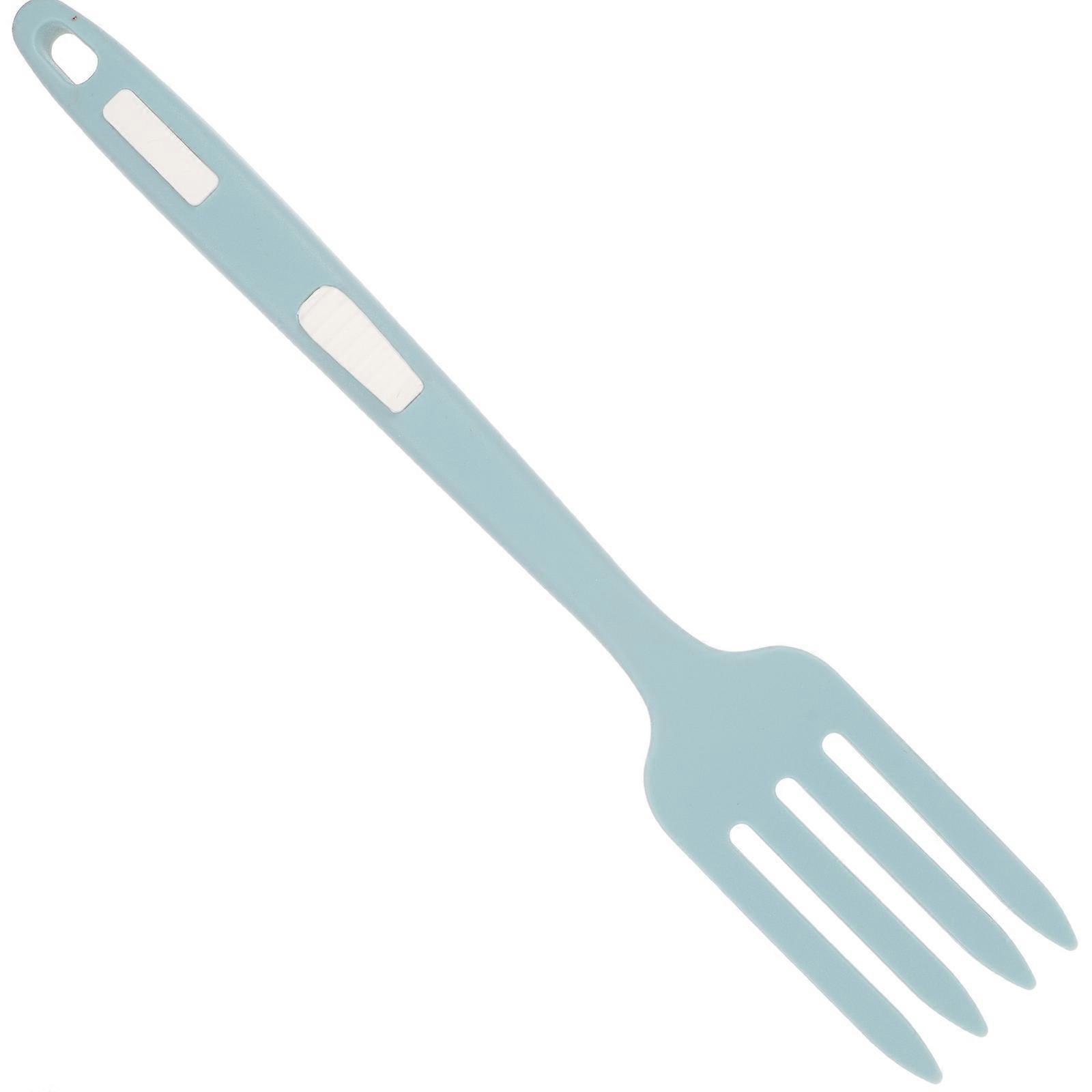 Ergonomic Silicone Pasta Server Fork for Kitchen Use
