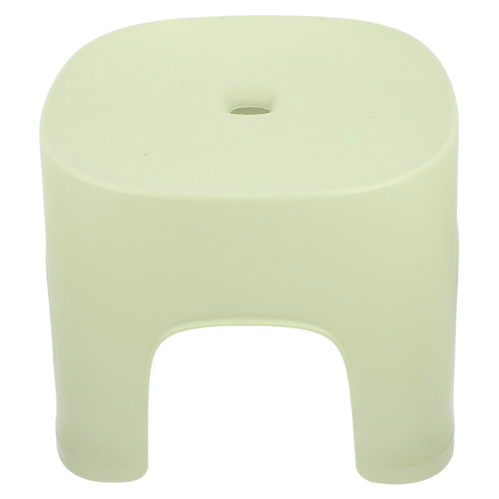 Household Step Stool Plastic Step Stool For Toilet Training Light Green Color Nonslip Function 1Pack