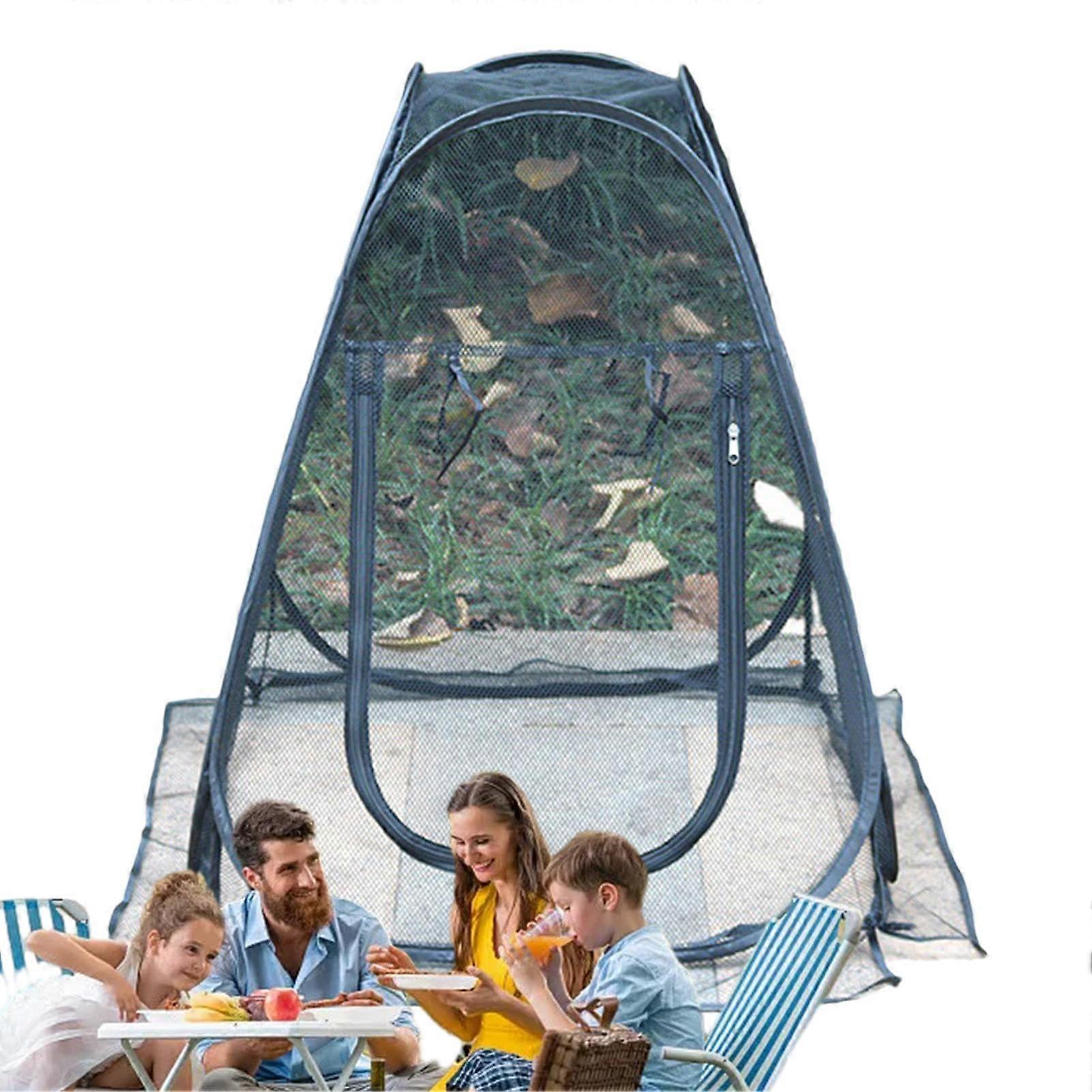 Camping Mesh Tent with Automatic Frame, Foldable InsectProof Canopy for Outdoor and Backyard Use