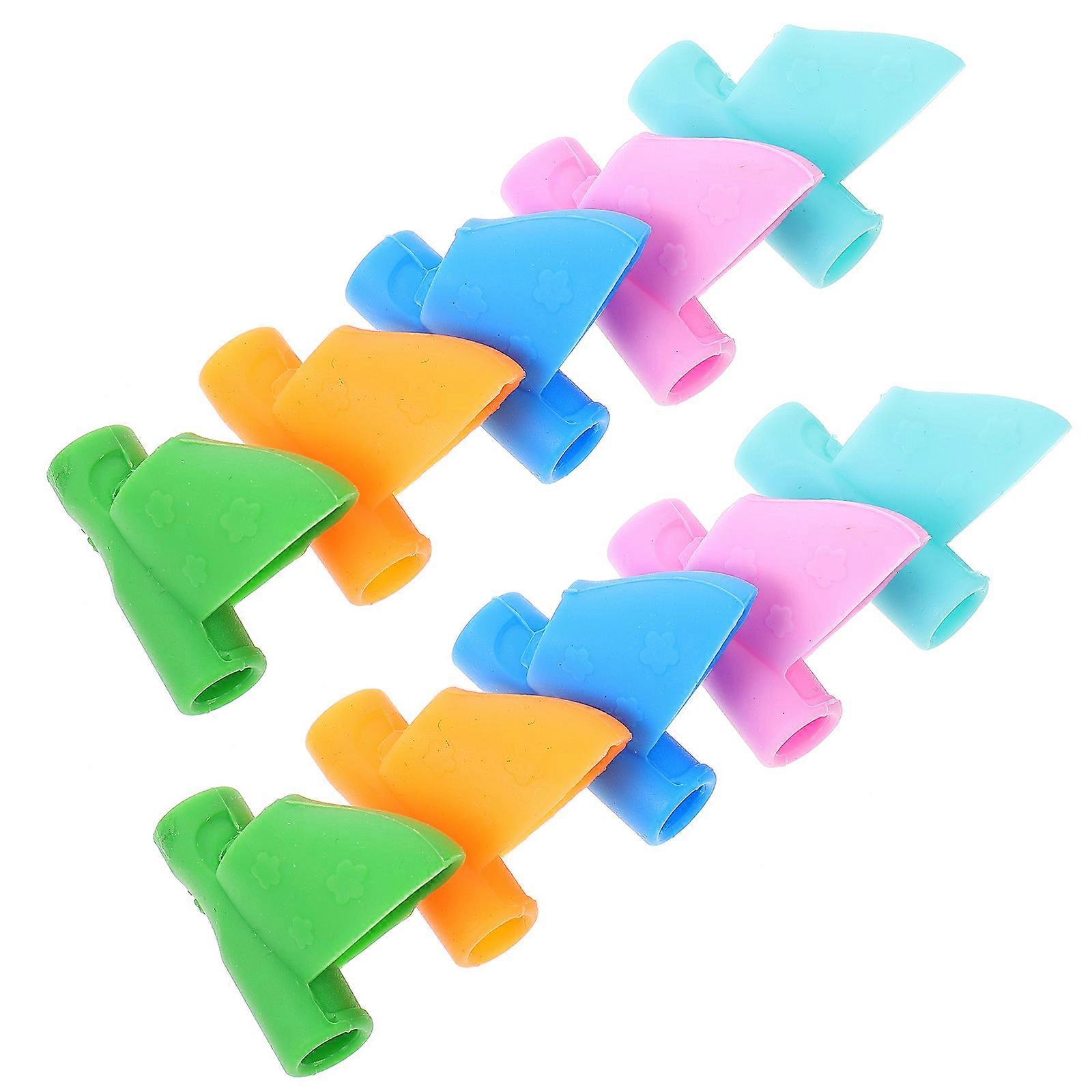 Writing Training Devices Silicone Pencil Protectors for 30Pcs Assorted Color