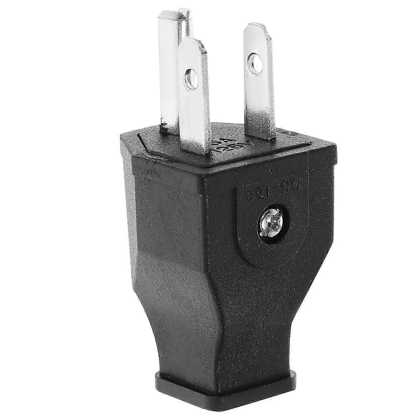 Detachable US Power Plug Replacement Connector for Extension Cord with Durable Easy PlugUnplug Design