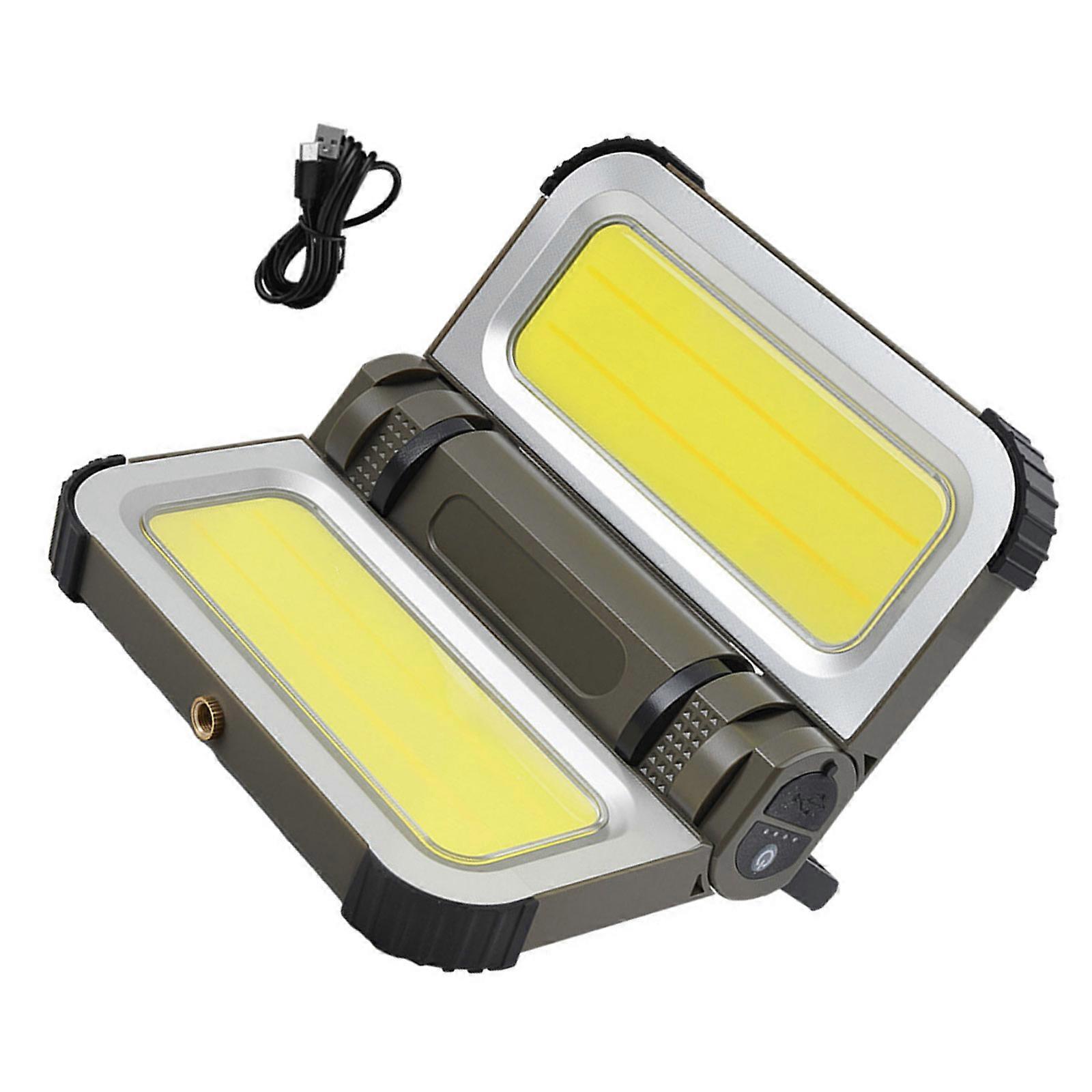Multifunctional Magnetic Flashlight with Solar Charging Capability Practical LED Camping Light Suitable for Camping Multicolor