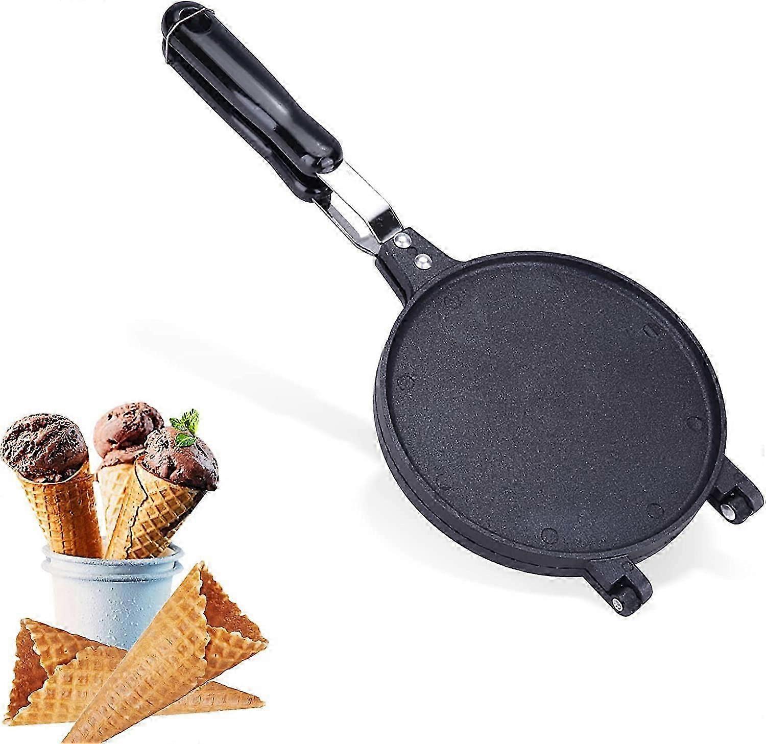 Kitchen Baking Tools Double Pan Biscuit Egg Roller Home Crispy Baking Pan