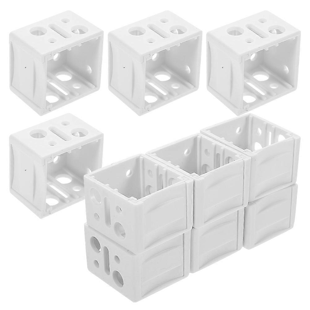 Window Blinds Mounting Brackets Heavy Duty Box Bracket for 40Pcs