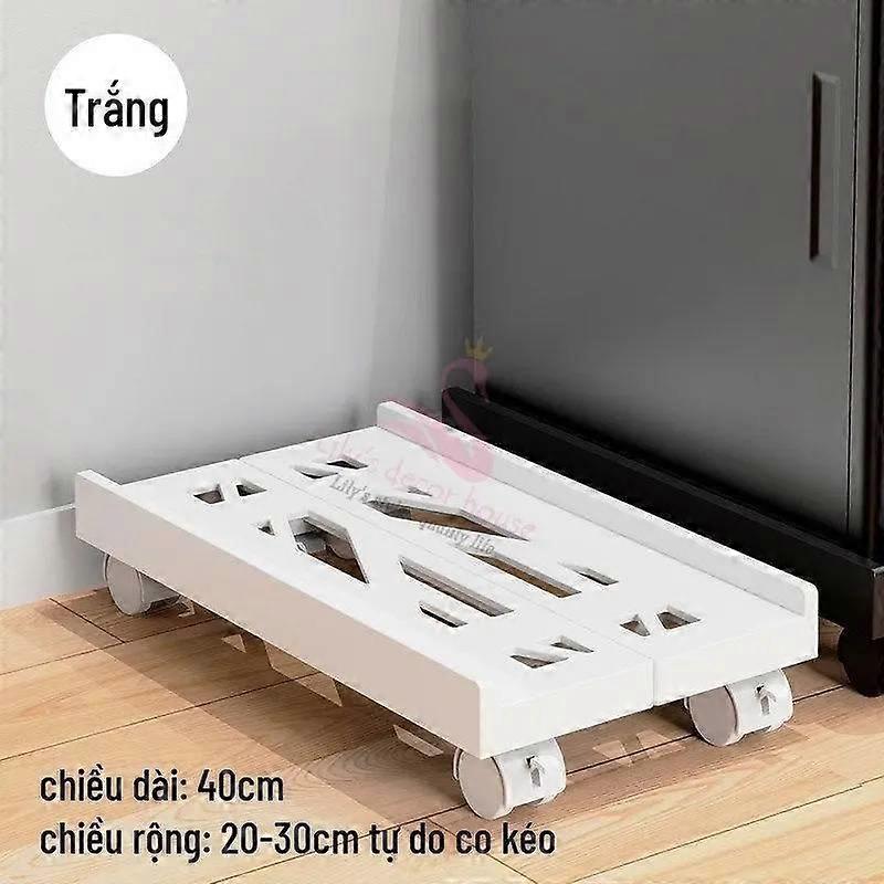 Desktop Computer Case Stand Base Telescopic Bracket Case Tray Caster Height-Adjustable Storage Rack