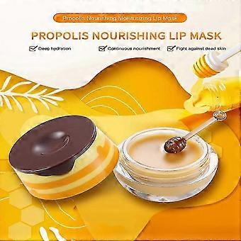 Honing Lippenbalsem Propolis Hydraterende Lip Mask Voedende Anti-rimpel Lip Care Anti-cracking Unisex Lip Mask Honey Lip Mask Care