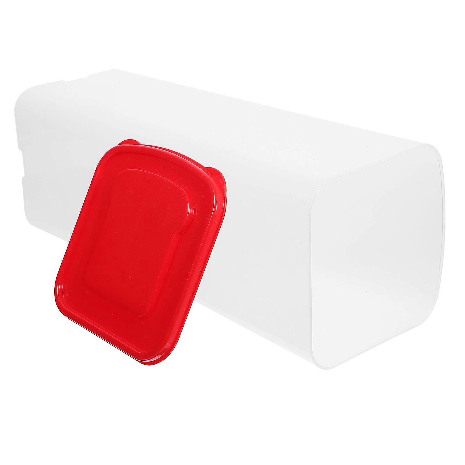 Bread Containers Fresh Bread Storage Container Toast Bread Dispenser Rectangular Modern Kitchen Use 1Pcs