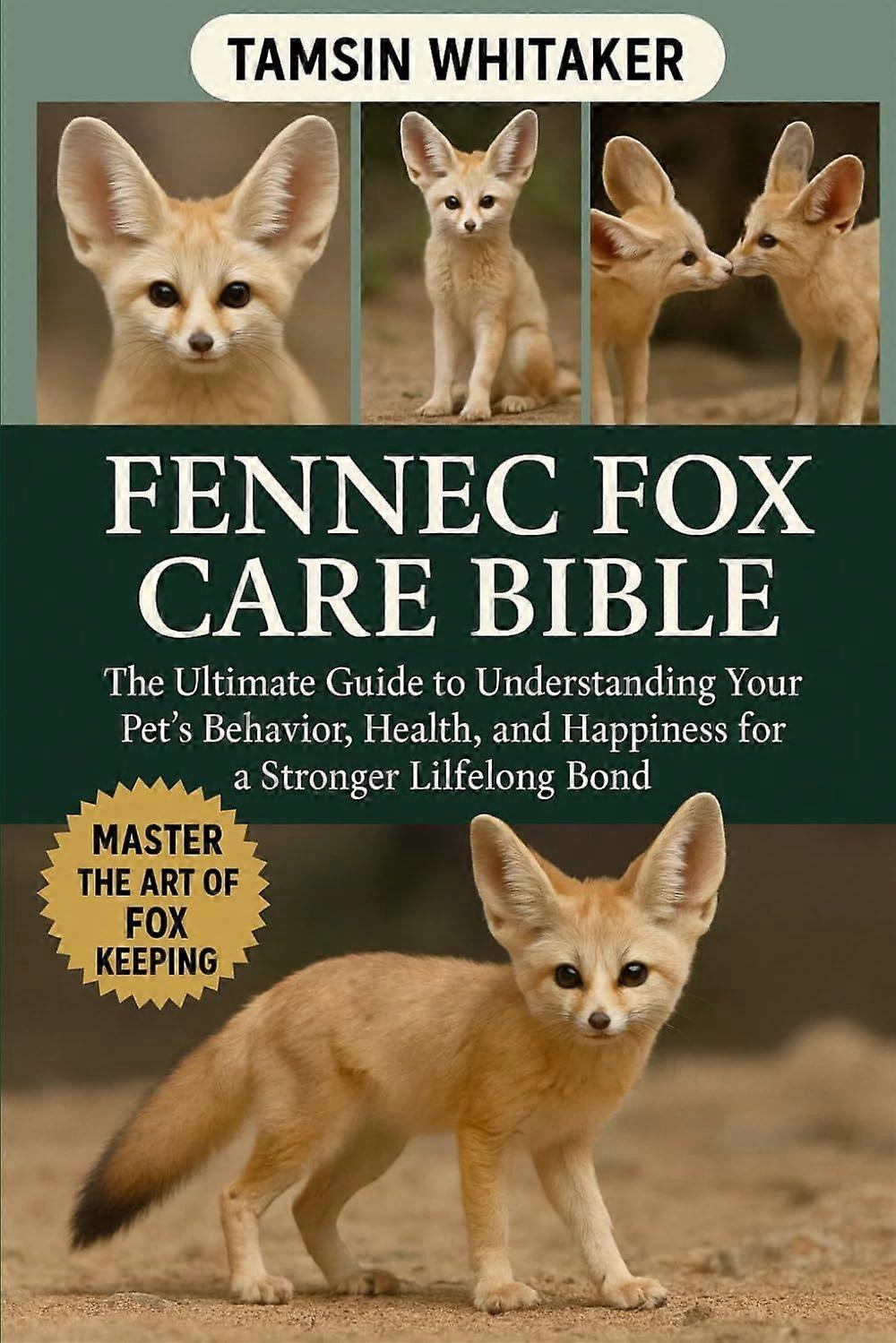 Fennec fox as pet the ultimate guide to understanding your pet's behavior, health, and happiness for a stronger lifelong bond