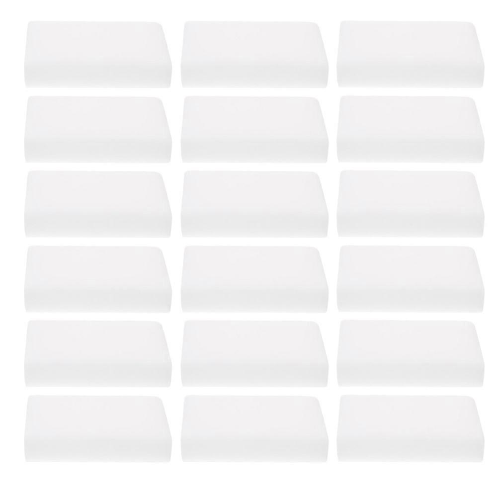 High Density Sponge Blocks for Craft Foam Base Replacements with 80Pcs White Set