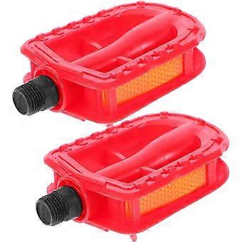 Comfort Pedal Mountain Bike Pedals for Road Bicycles 1Pair Red