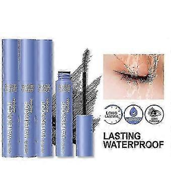 3pcs Sace Lady Blue Tube 3d Mascara Lengthening Natural Slender Curling Waterproof Long-wearing Black Color Eyelash Extension Makeup