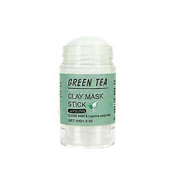 2pcsGreen Tea Clay Mask Stick, Deeply cleanses skin, minimizes pores, helps maintain smooth and even skin tone