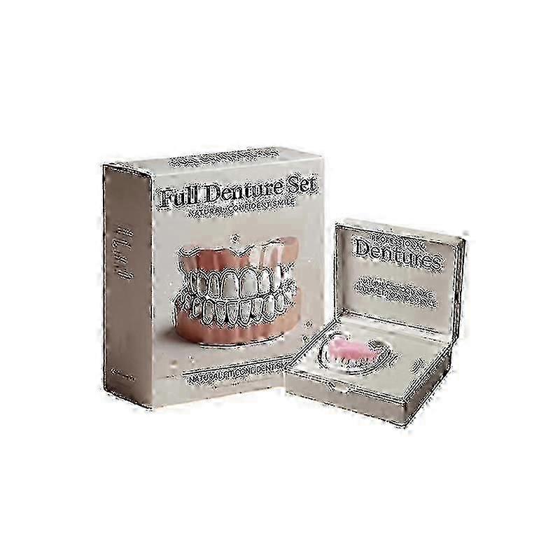 Advanced Custom Silicone Reline Denture Set, Soft Full Denture Kit