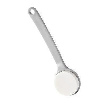 1Pc Schwamm Badebürste mit langem Griff Langlebige Duschbürste Kreative Badezubehör Zubehör für das Badezimmer zu Hause (Grau)