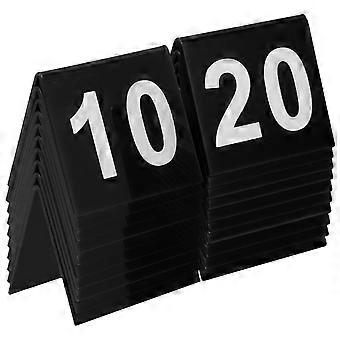 20 numeri da tavolo a forma di V, per matrimoni, conferenze, ricevimenti, 1-20