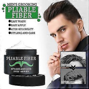 OUHOE Men's Hair Cream - Anti-Frizz Styling Gel for Natural Fluffy Hair - XWD