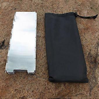 Winddicht windscherm voor kooktoestel (10 stuks), opvouwbaar, van aluminium voor kamperen, backpacken, gebruik op een kooktoestel en buitenkoken.