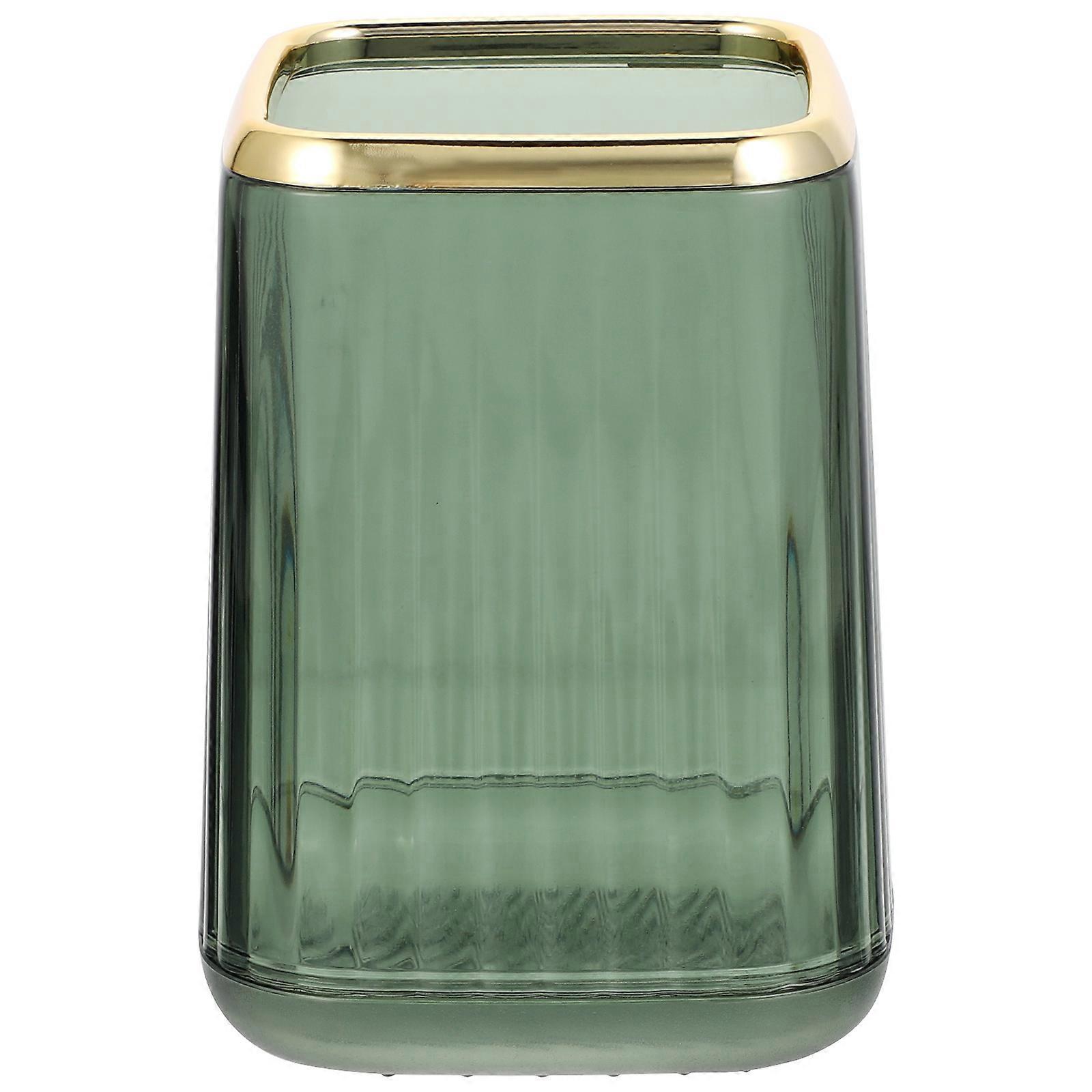 Makeup Brush Holder Desktop Pen Container for Storage Holder Green