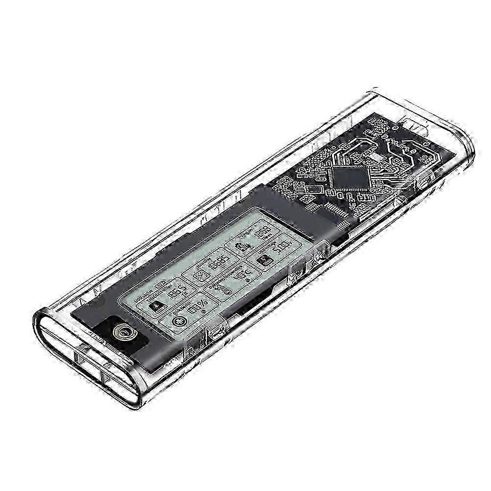 M.2 NVME/NGFF Case Dual Protocol Solid State Drive Case 20Gbps M.2 to USB 3.2 Gen2 Intelligent Hard AKA