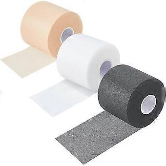 88.6 Yards 3 Rolls 3 Colors Badminton Grip Handle Wrap Tape 2.76 Inch Wide Sponge Soft No Slip Tennis Rackets Grip Backing Shock Absorber Film Cushion