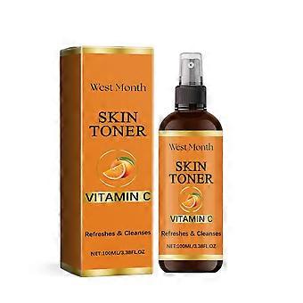 West Month Toner Spray Hydraterend en Vochtinbrengend, Verheldert de Huid, Verfrissende en Glanzende Toner