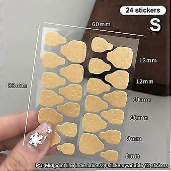 240Pcs/10 Sheets Kraft Paper Double Side Jelly Glue Full Cover Nail Adhesive Tabs False Nails Sticker For Handmade Press On Nail