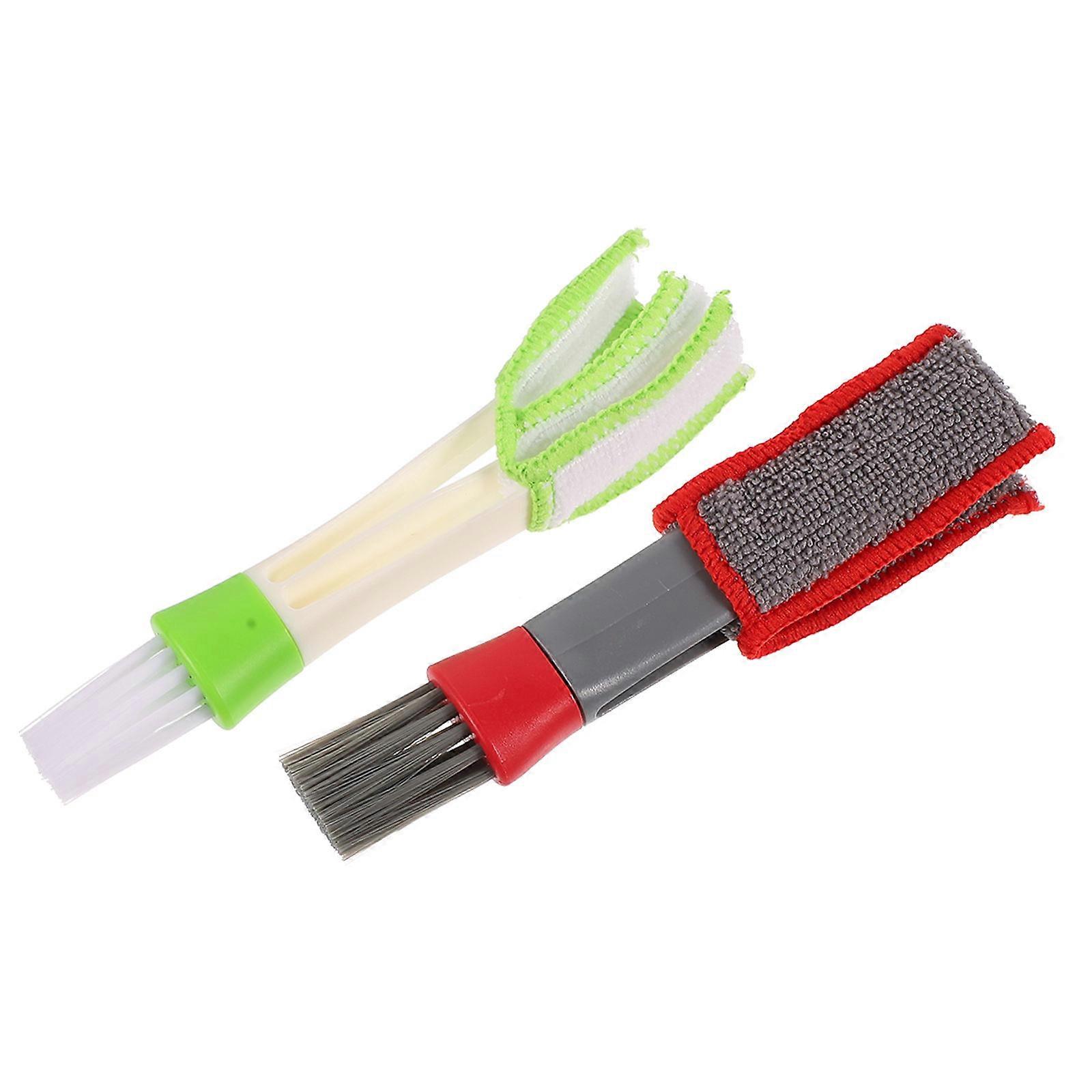 Car Air Vent Brush for Cleaning 2Pcs Double Ended Mini Duster Tool