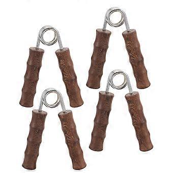 Wooden Hand Grip Strengthener for Fitness 4Pcs Grip Strength Trainer for Gym