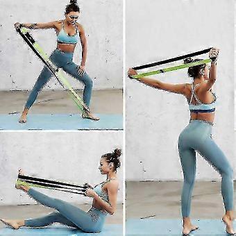 Gym Suspension Yoga Elastic Band Exercise Gym Training Buttocks Purple - PW  YTQ