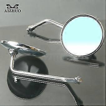 8mm 10mm Motorcycle Rearview Mirrors Side Mirror Round Mirror For Suzuki Gsx-s1000 Bandit 400 Bandit 650 Dr 650 Gs 500