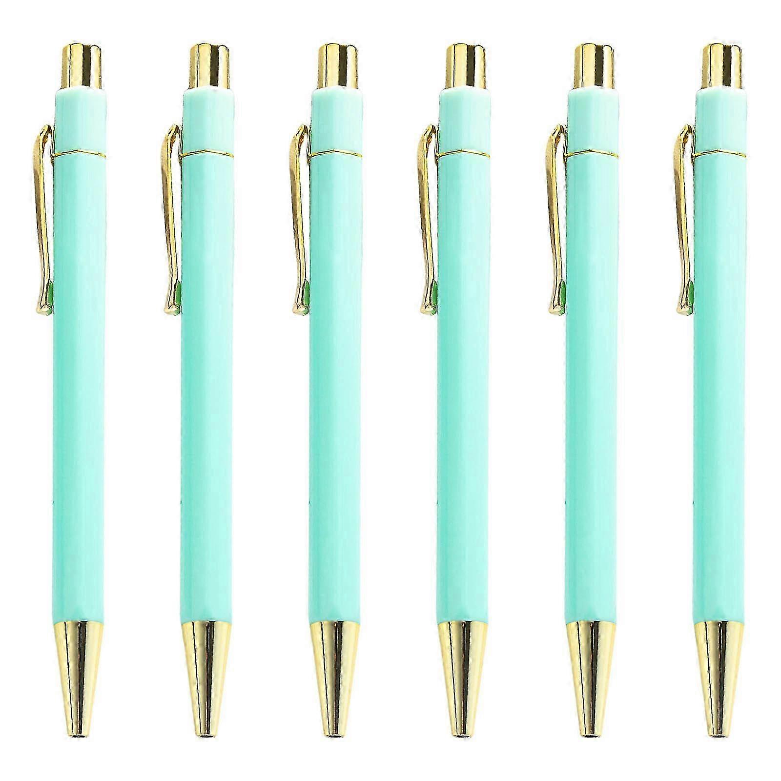 6-Pack Retractable Oil Ballpoint Pen