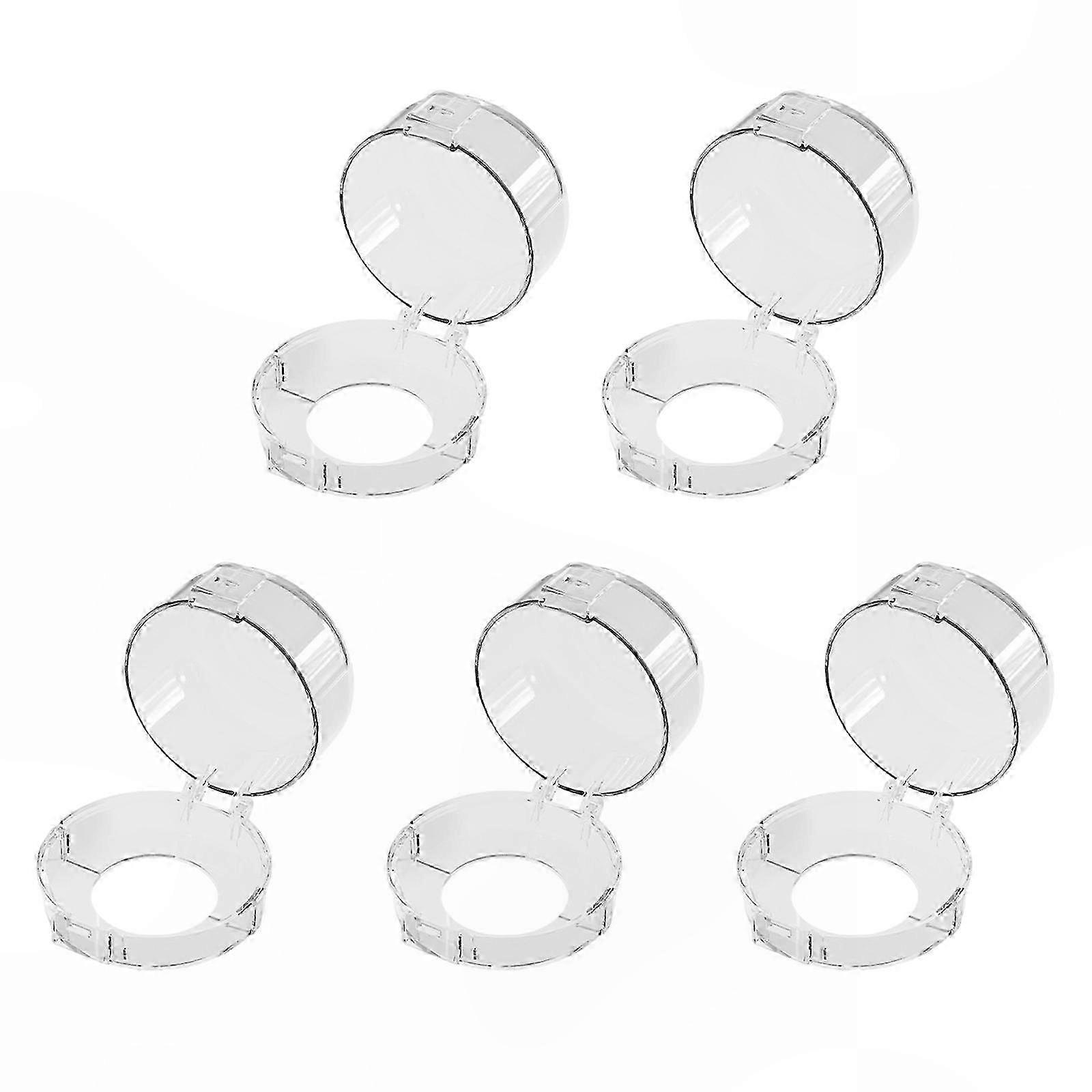 Secure Electric Oven Knobs 5-Pack - Protective Covers, Safety Locks & Guards for Home Use
