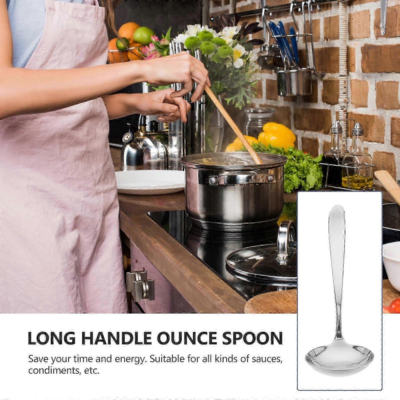 2Pcs 7.6-Inch Stainless Ladles
