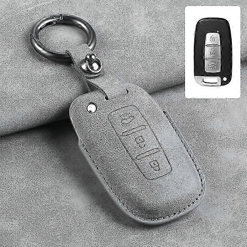 7 Button Leather Key Cover