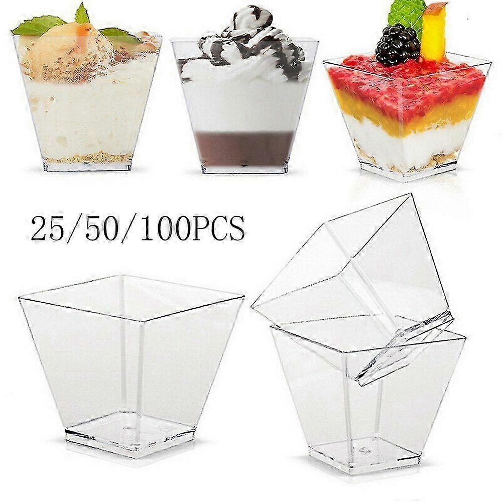 5cm Square Dessert Cups PS
