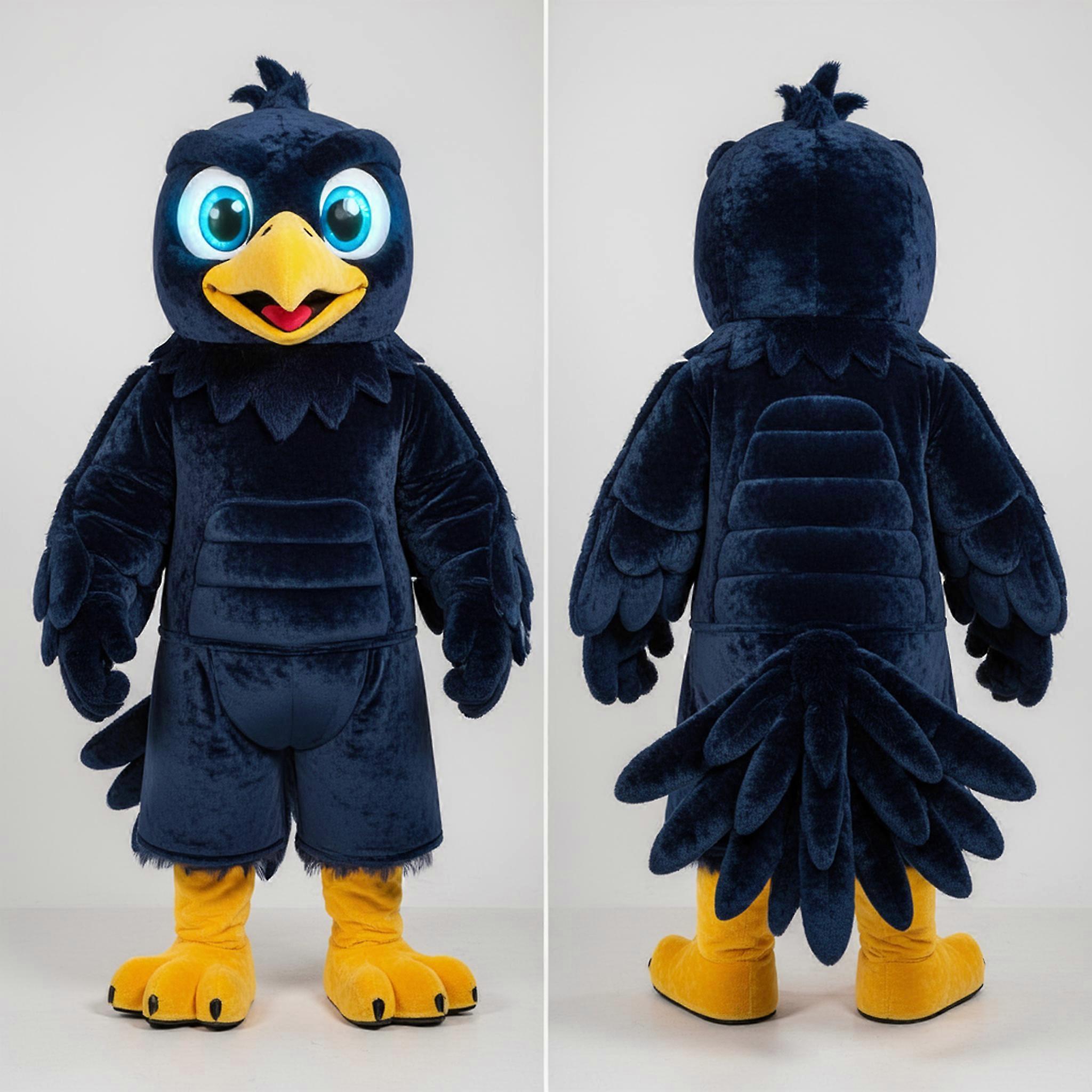 MASTICOT Navy Velvety Eagle Mascot