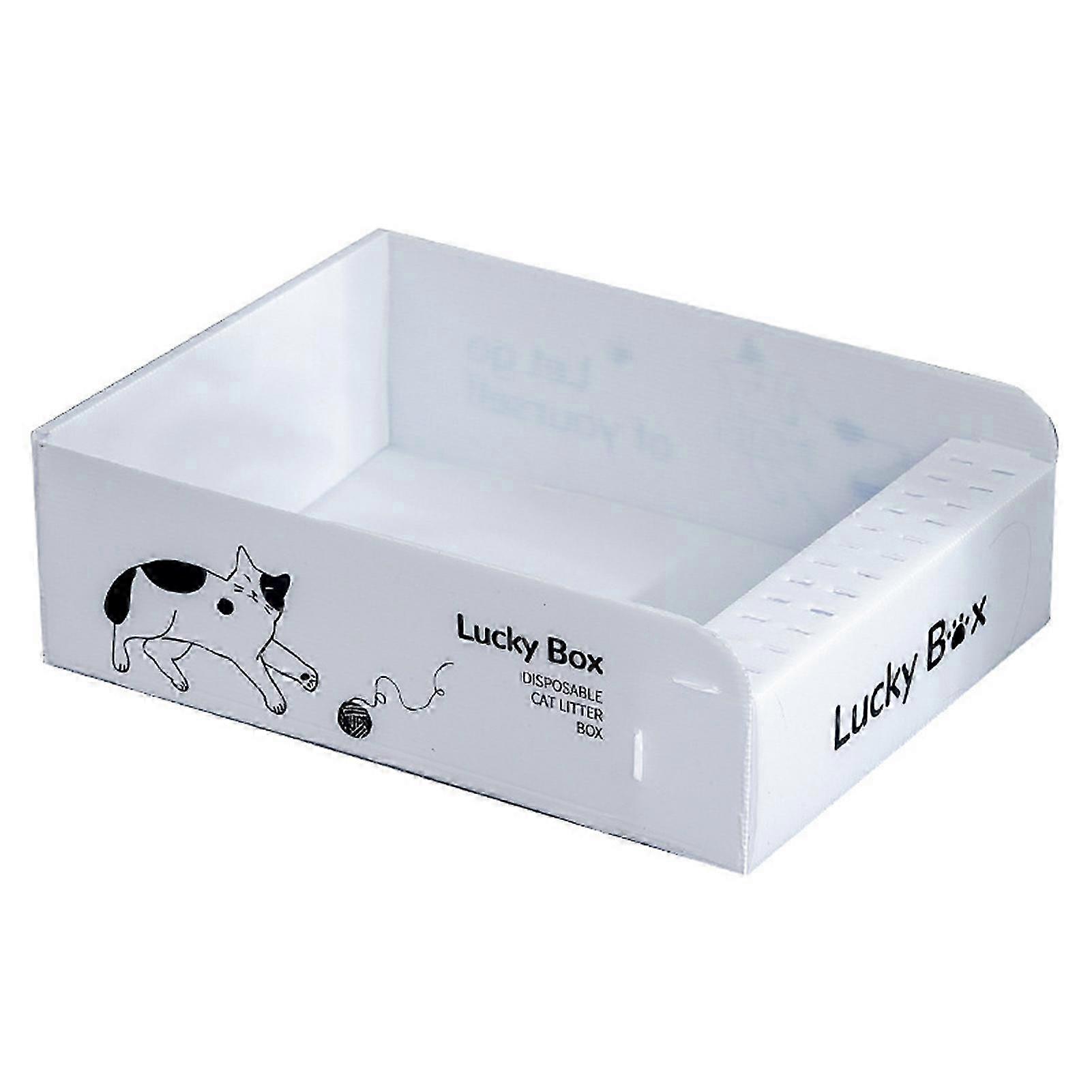 Large Foldable Splash-proof Cat Litter Box