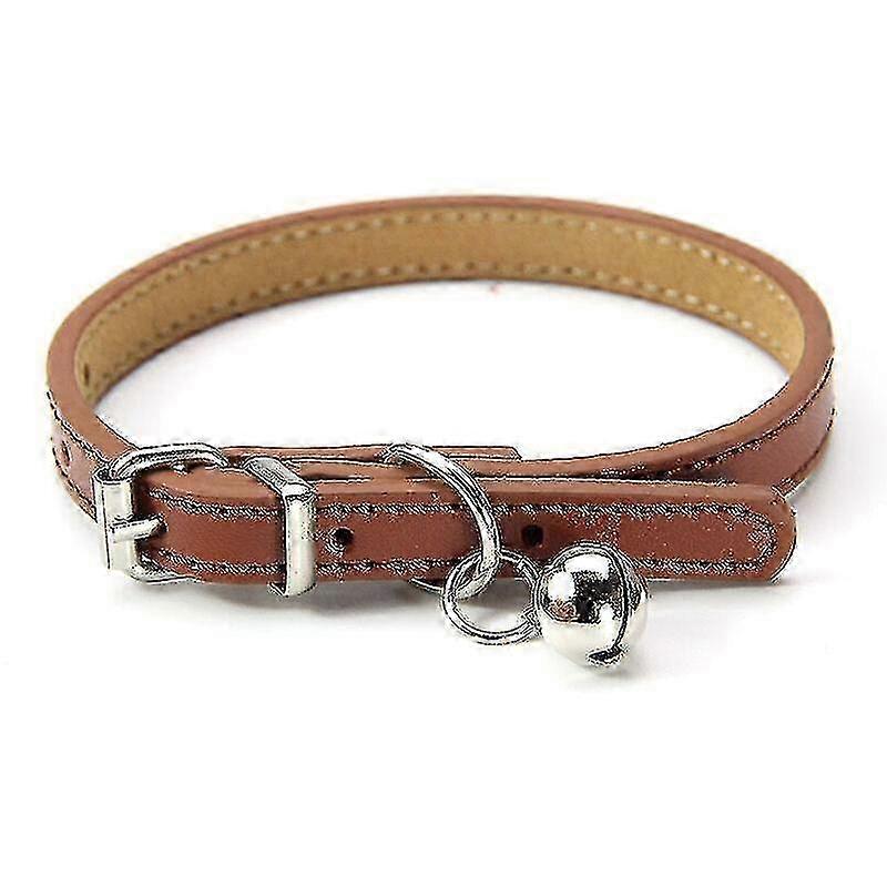 Adjustable Synthetic Leather Pet Collar