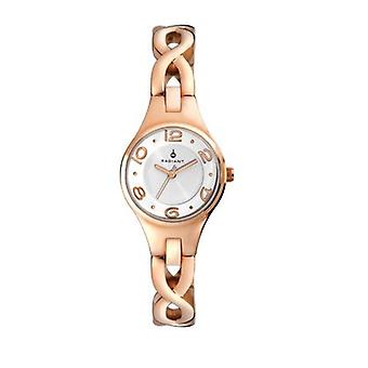 New radiant twin watch for Women Analog Quartz with stainless steel bracelet plated in RA26203 gold
