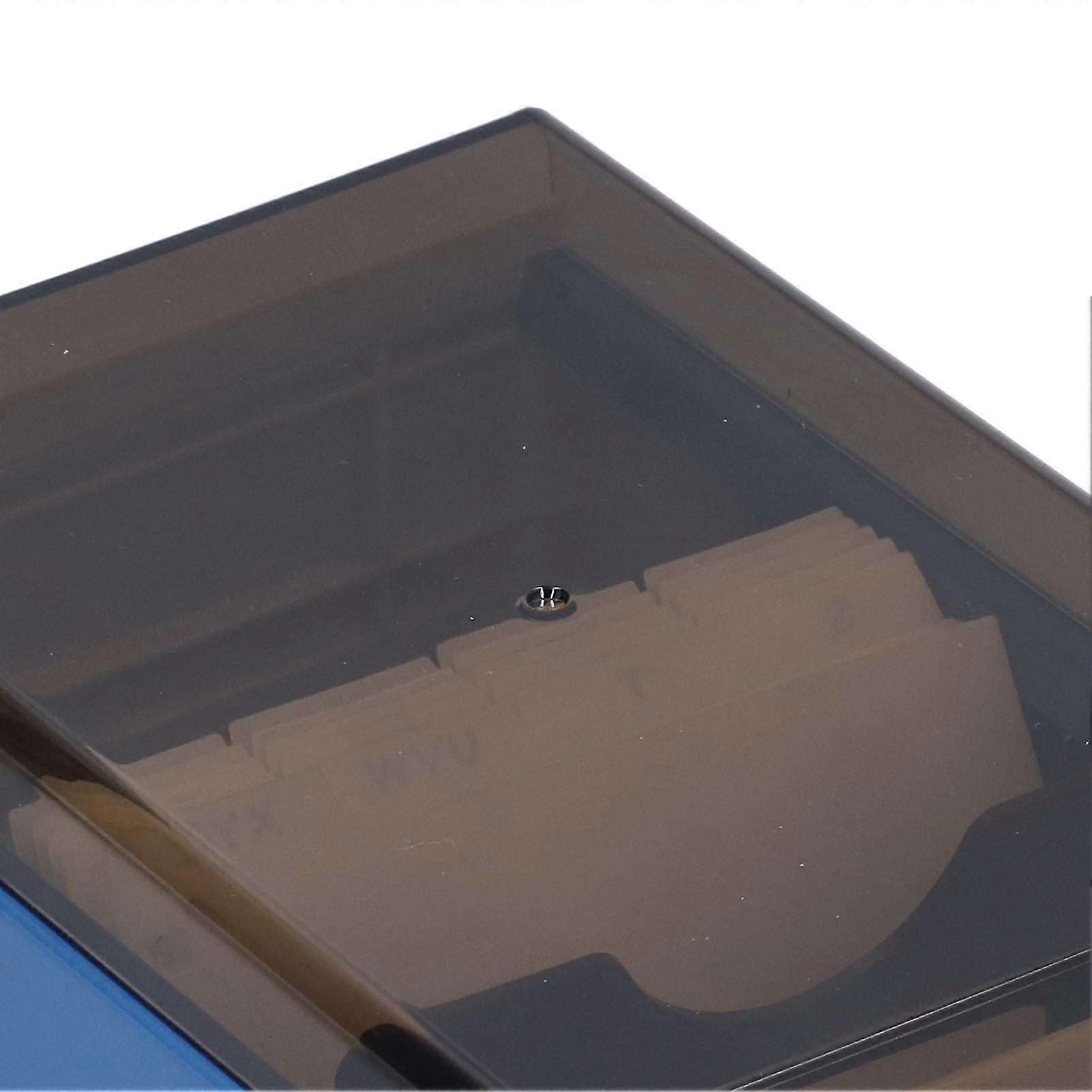 Clear Sliding Index Card Organizer